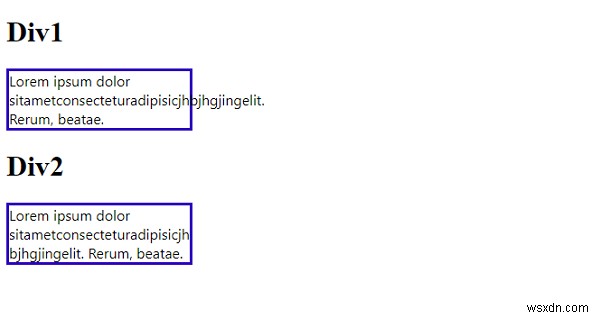 CSS3를 사용하여 오버플로 텍스트 끊기 