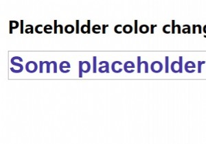 CSS로 자리 표시자 속성의 색상을 변경하는 방법은 무엇입니까? 