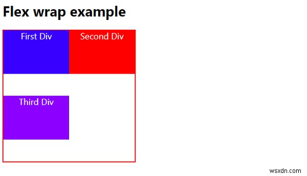 CSS3를 사용하여 Flex 항목 래핑 활성화 