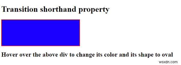 CSS3 전환 약식 속성 