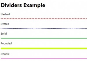 CSS로 다양한 스타일의 구분선(hr) 만드는 방법