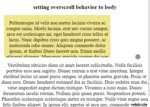 CSS를 사용하여 모바일 브라우저에서 끌어서 새로 고침 기능 비활성화 