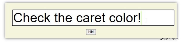 CSS caret-color로 커서 색상 변경 
