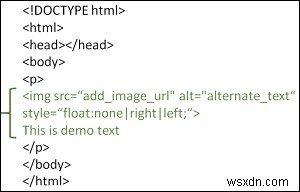 HTML 페이지에서 플로팅 이미지를 사용하는 방법은 무엇입니까? 