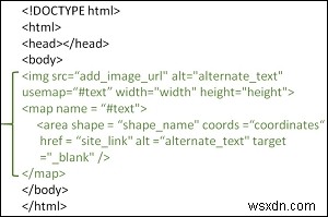 HTML의 이미지에서 클릭 가능한 영역을 만드는 방법은 무엇입니까? 