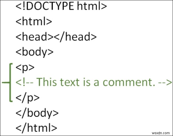 HTML에서 숨겨진 주석을 만드는 방법은 무엇입니까? 