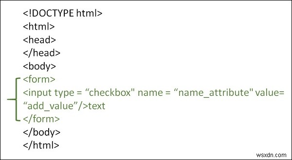 HTML 양식에서 체크박스 버튼을 어떻게 사용합니까? 