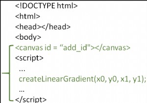 HTML5에서 선형 그라디언트를 그리는 방법은 무엇입니까? 
