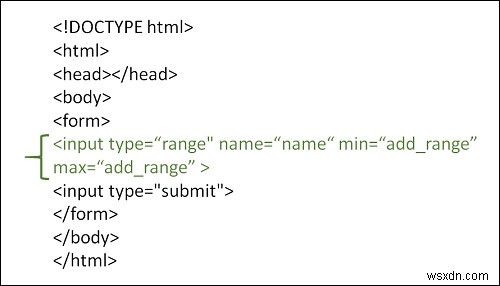 HTML에서 범위 입력 유형을 사용하는 방법은 무엇입니까? 