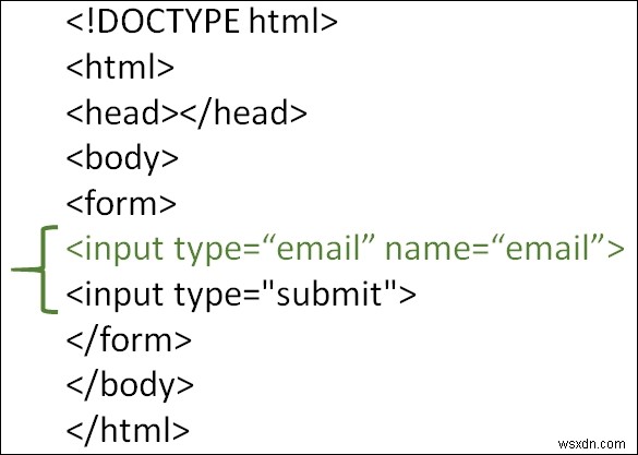 HTML에서 이메일 입력 유형을 사용하는 방법은 무엇입니까? 