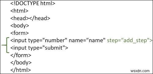 HTML에서 단계 속성을 사용하는 방법은 무엇입니까? 
