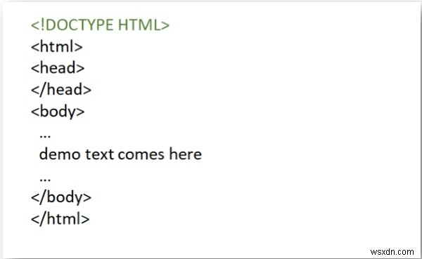 HTML 문서에서 DOCTYPES를 사용하는 이유는 무엇입니까? 