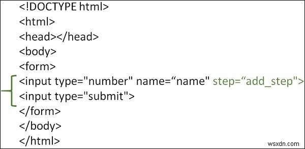 HTML의 한 범위 입력에서 다른 단계 속성을 사용하는 방법은 무엇입니까? 