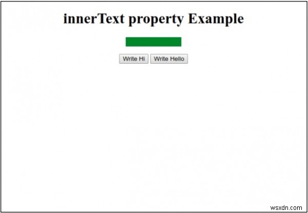 HTML DOM innerText 속성 