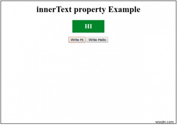 HTML DOM innerText 속성 