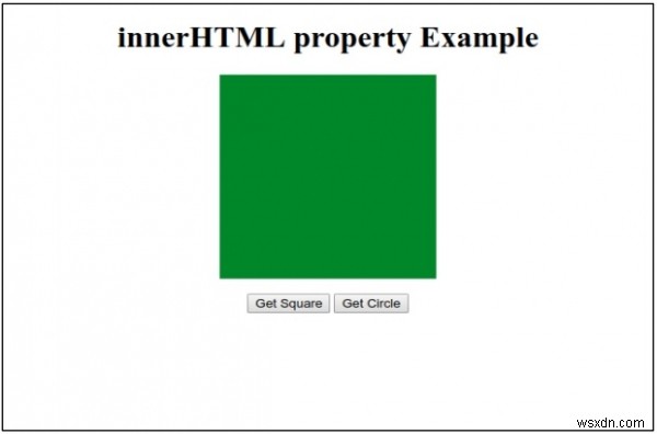 HTML DOM innerHTML 속성 