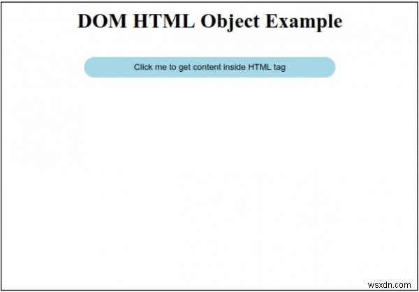 HTML DOM HTML 개체 