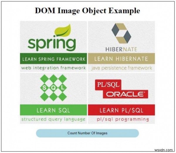 HTML DOM 이미지 컬렉션 속성 