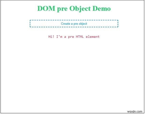 HTML DOM 사전 개체 