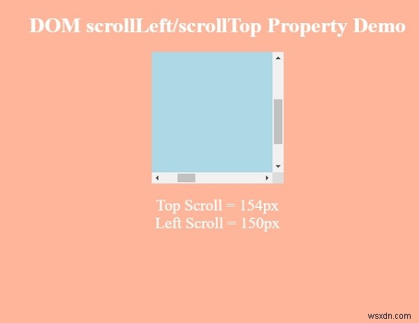 HTML DOM scrollTop 속성 