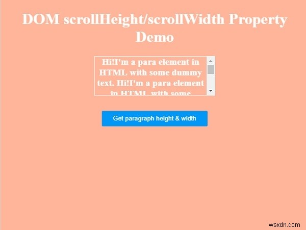 HTML DOM scrollWidth 속성 