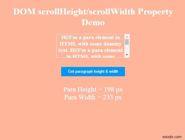 HTML DOM scrollWidth 속성 