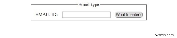 HTML DOM 입력 이메일 유형 속성 