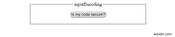 HTML DOM inputEncoding 속성 