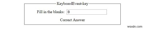 HTML DOM KeyboardEvent 키 속성 