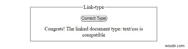 HTML DOM 링크 유형 속성 