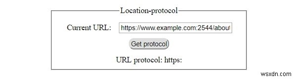 HTML DOM 위치 프로토콜 속성 