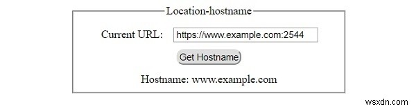 HTML DOM 위치 호스트 이름 속성 