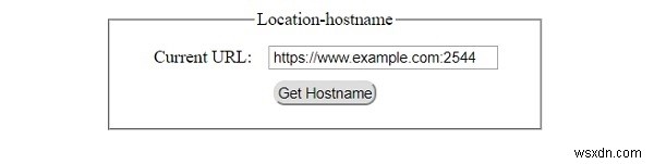HTML DOM 위치 호스트 이름 속성 