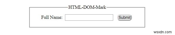 HTML DOM 마크 객체 