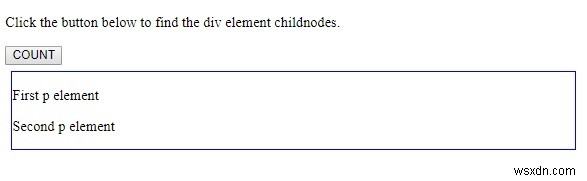 HTML DOM childNodes 속성 