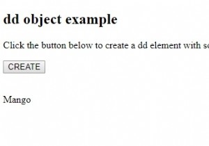 HTML DOM DD 객체 