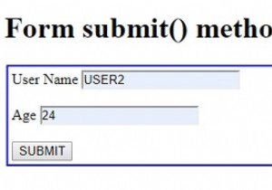 HTML DOM 양식 submit() 메서드 