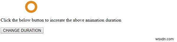 HTML DOM 스타일 animationDuration 속성 