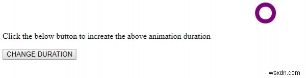 HTML DOM 스타일 animationDuration 속성 