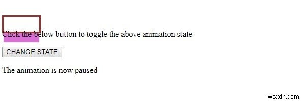 HTML DOM 스타일 animationPlayState 속성 