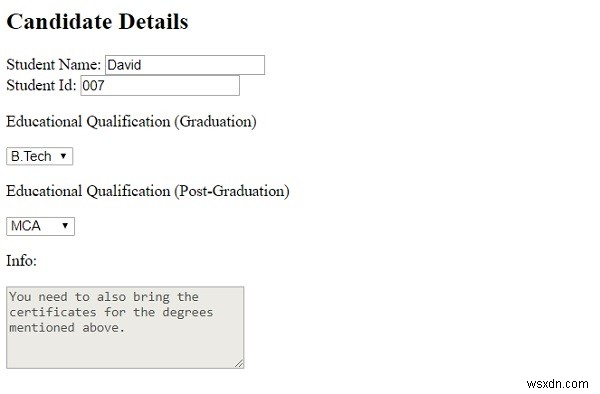 HTML textarea 비활성화된 속성