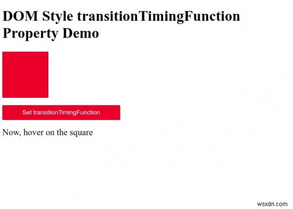 HTML DOM 스타일 transitionTimingFunction 속성 