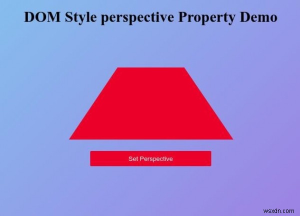 HTML DOM 스타일 관점 속성 