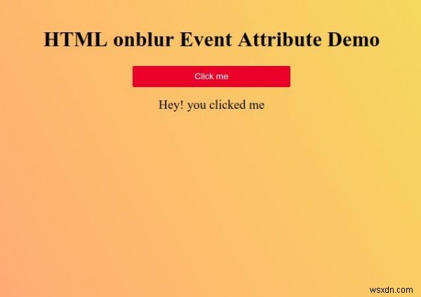 HTML onblur 이벤트 속성 