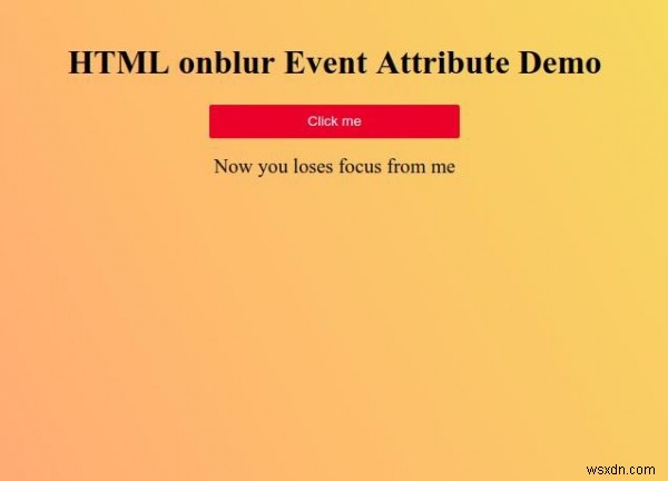 HTML onblur 이벤트 속성 
