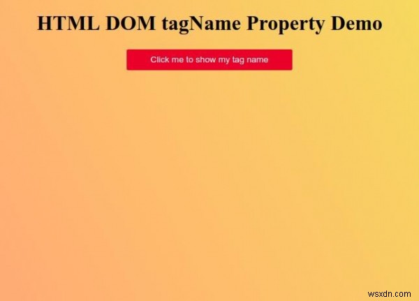 HTML DOM tagName 속성 