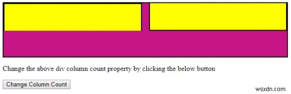 HTML DOM 스타일 columnCount 속성 