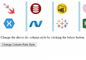HTML DOM 스타일 columnRuleStyle 속성 