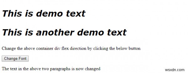 HTML DOM 스타일 글꼴 속성 