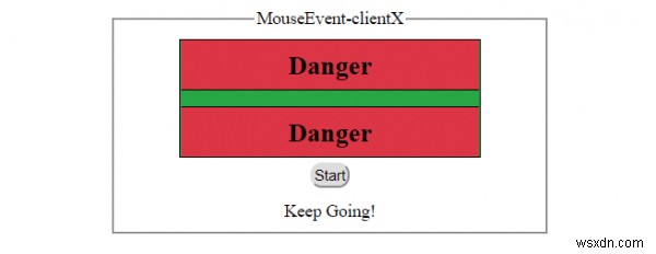 HTML DOM MouseEvent clientX 속성 